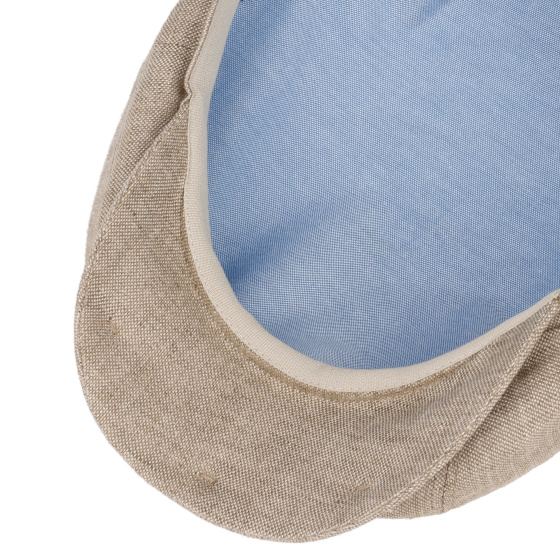 Casquette Hatteras Lin Bleu Beige - Stetson