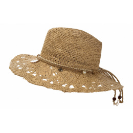 Traveller Bohème Perla Raffia Hat - Traclet
