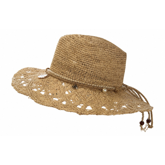 Traveller Bohème Perla Raffia Hat - Traclet