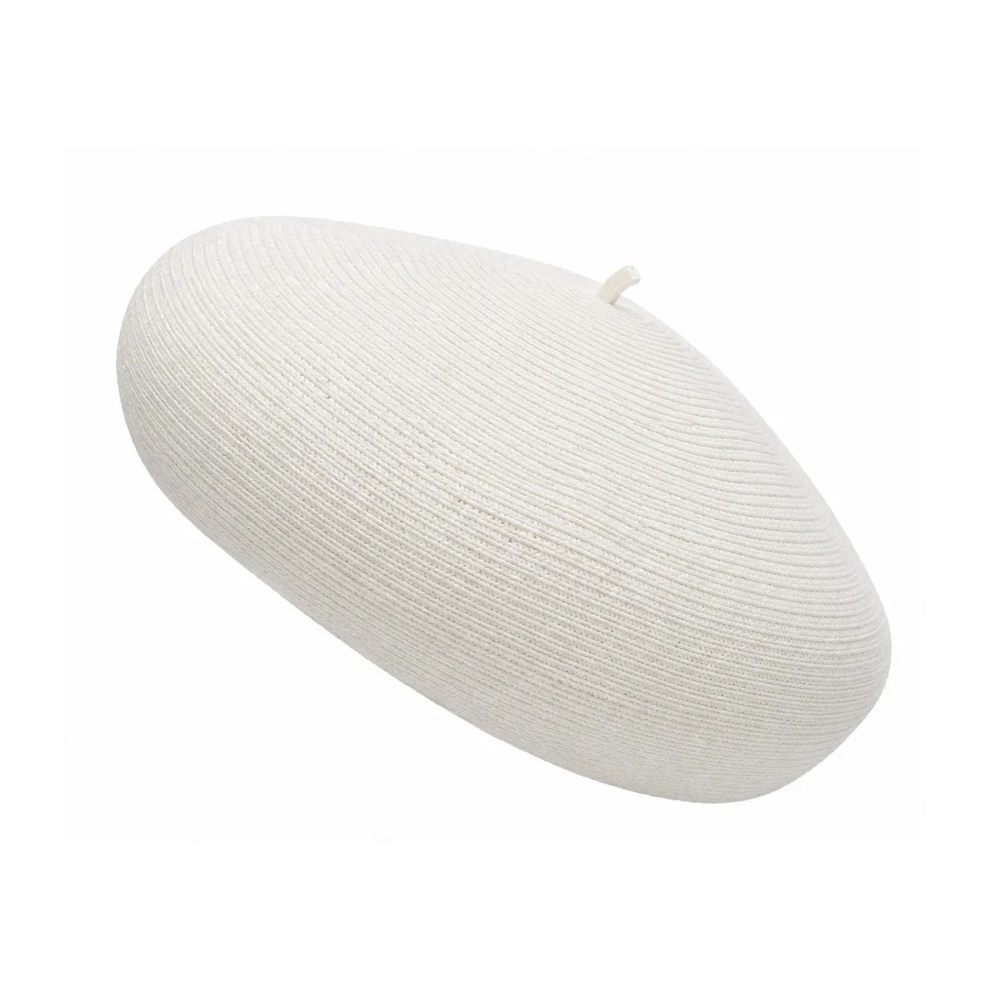 Audrey White Paper Straw Beret - Traclet Reference: 23749 | Chapellerie Traclet
