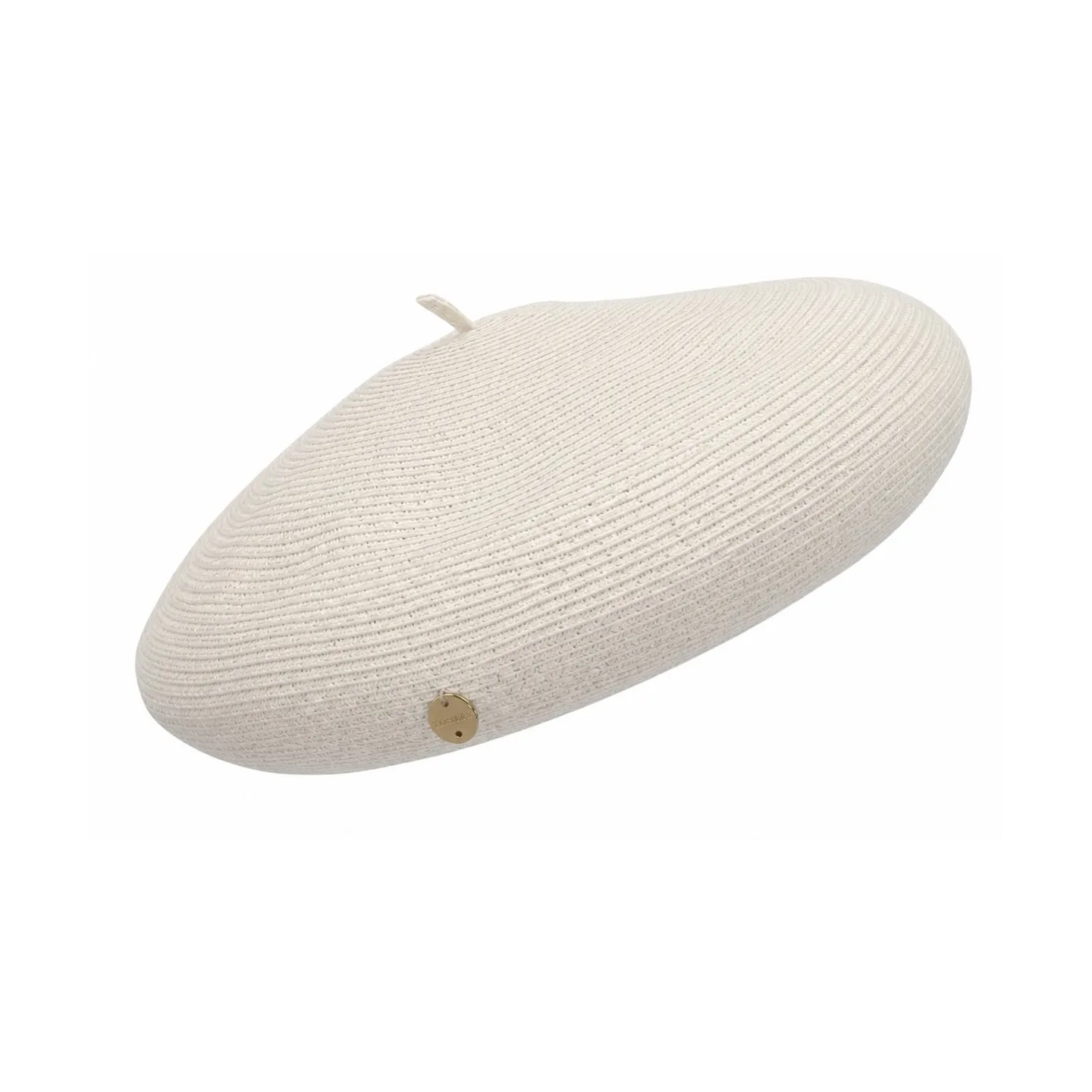 Audrey White Paper Straw Beret - Traclet Reference: 23749 | Chapellerie Traclet