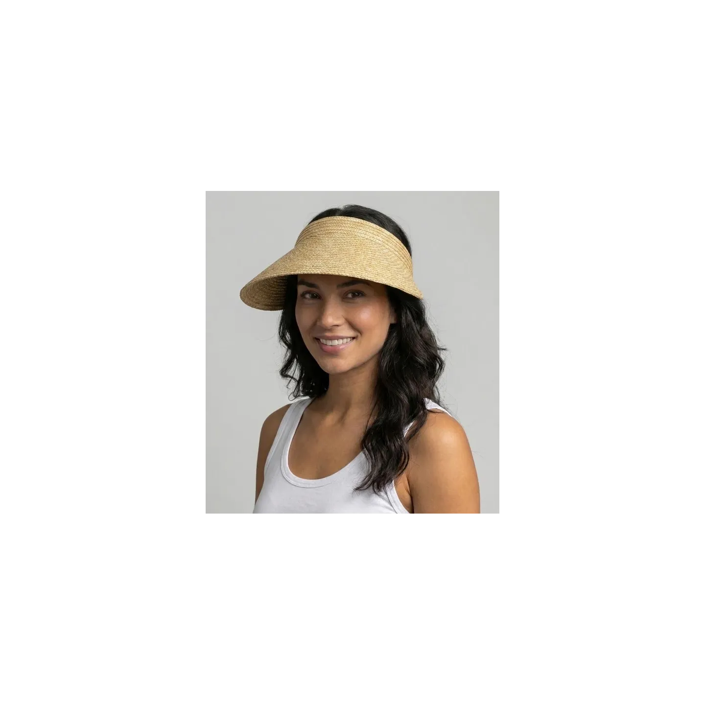 Casquette Visière Étéa Paille Naturelle