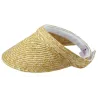 casquette visière en paille naturelle Reference : 3782 | Chapellerie Traclet