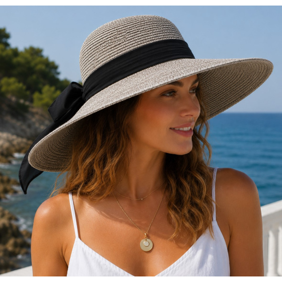 Capeline Mélila Wide Brim Paper Straw Hat - Traclet