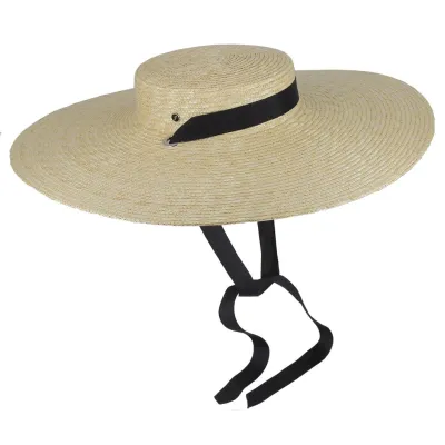 Provençal Deauville Straw Hat - Fléchet Reference: 23757| Chapellerie Traclet