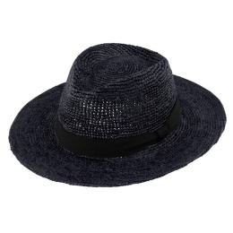 Traveller Dolphy Black Straw Hat - Traclet