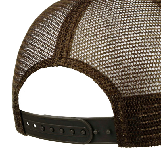 Leather Patch Olive Baseball Cap - Stetson