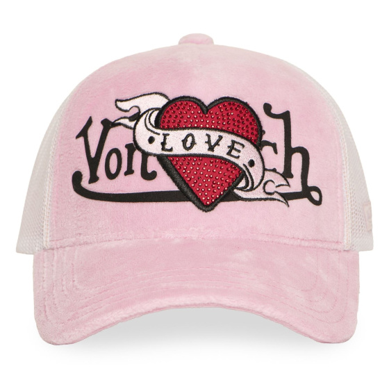 Casquette Baseball Sweet Heart Rose - Von Dutch