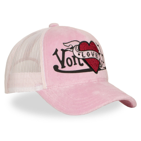 Casquette Baseball Sweet Heart Rose - Von Dutch