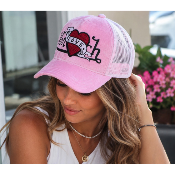 Casquette Baseball Sweet Heart Rose - Von Dutch