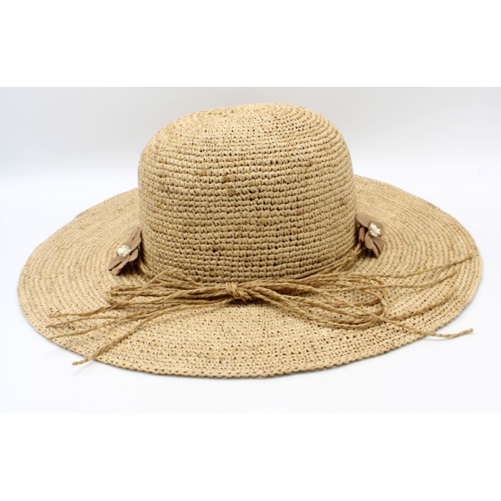 Capeline Marguerite Raphia Naturel - Traclet