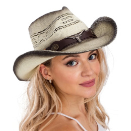 Cowboy Hat Texas Ranch Straw - Traclet