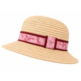Chapeau cloche Panizza Treccia Rafia