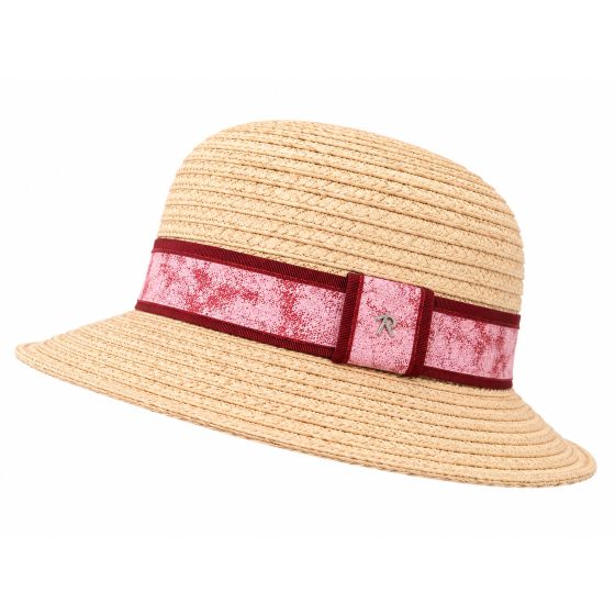 Chapeau cloche Panizza Treccia Rafia