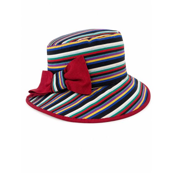 Chapeau cloche femme d'été coloré