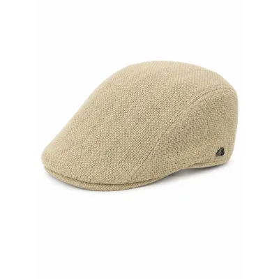 Casquette plate beige Gottmann