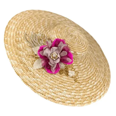 Florida Natural Straw Provencal Hat - Traclet Reference: 19791| Chapellerie Traclet