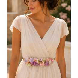 Women's Ceremony Belt Fleur d'Aurore - Traclet