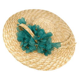 Chapeau Provençal Esmeralda Paille Naturelle - Traclet