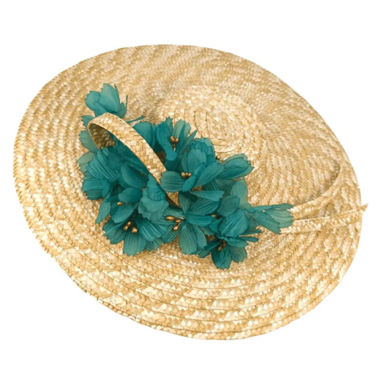 Provençal Hat Esmeralda Natural Straw - Traclet