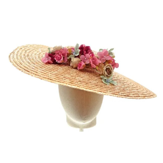 Provençal Hat Pamela Natural Straw - Traclet