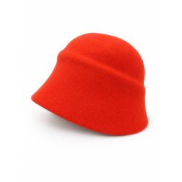 Cloche en feutre classique-Henna