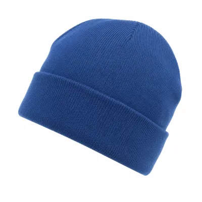 Bonnet bleu en coton