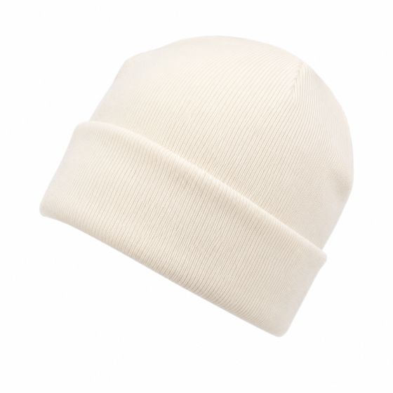 Bonnet blanc en coton