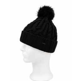 Bonnet Pompon Noir