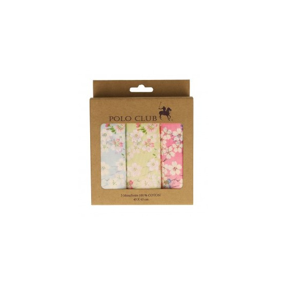 Coffret Mouchoirs Flora Différentes Couleur