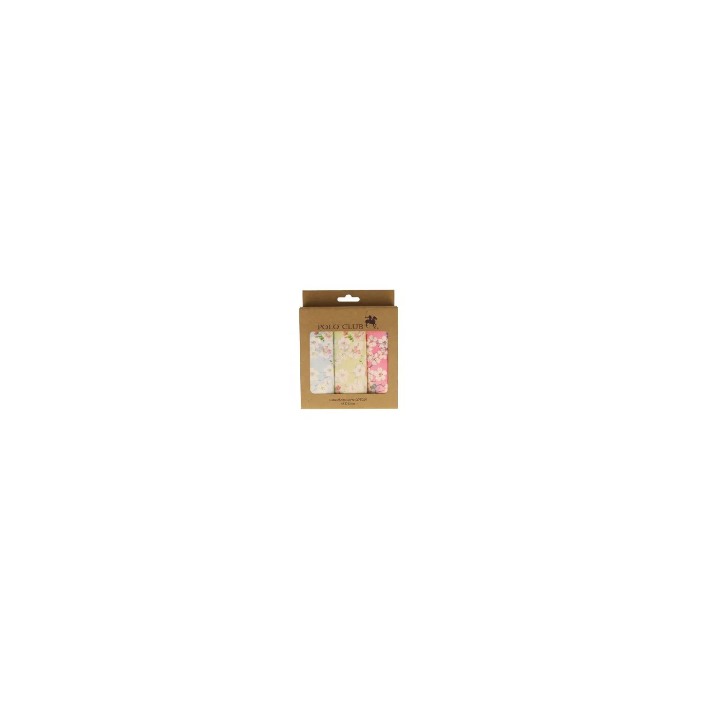 Coffret Mouchoirs Flora Différentes Couleur