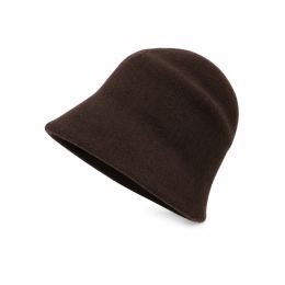 Cloche en feutre classique-Espresso