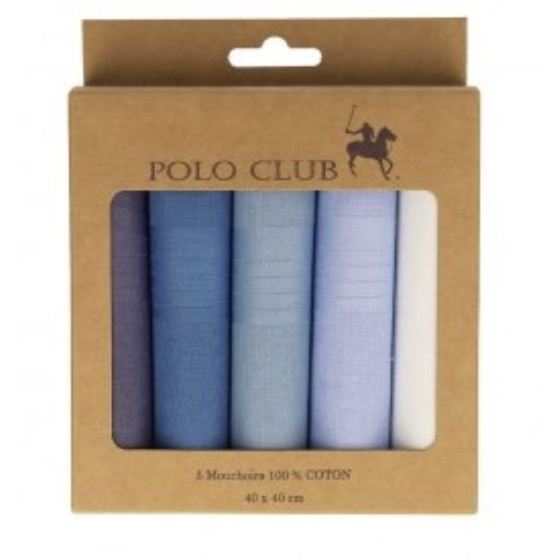 Coffret 5 Mouchoirs Harmonie Différentes Couleur