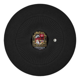 Béret Louvre Noir - Héritage par Laulhère