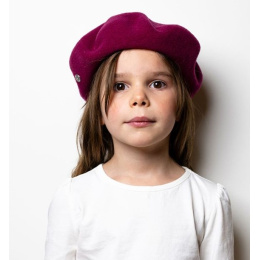 Children's Beret Petit Basque Aubergine - Héritage by Laulhère