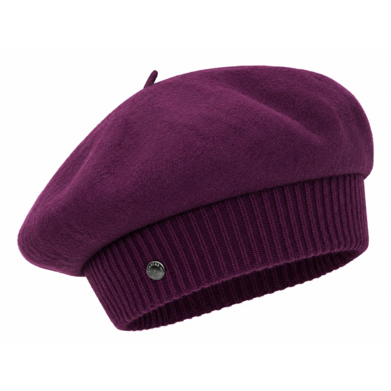 Béret Louvre Prune - Héritage par Laulhère