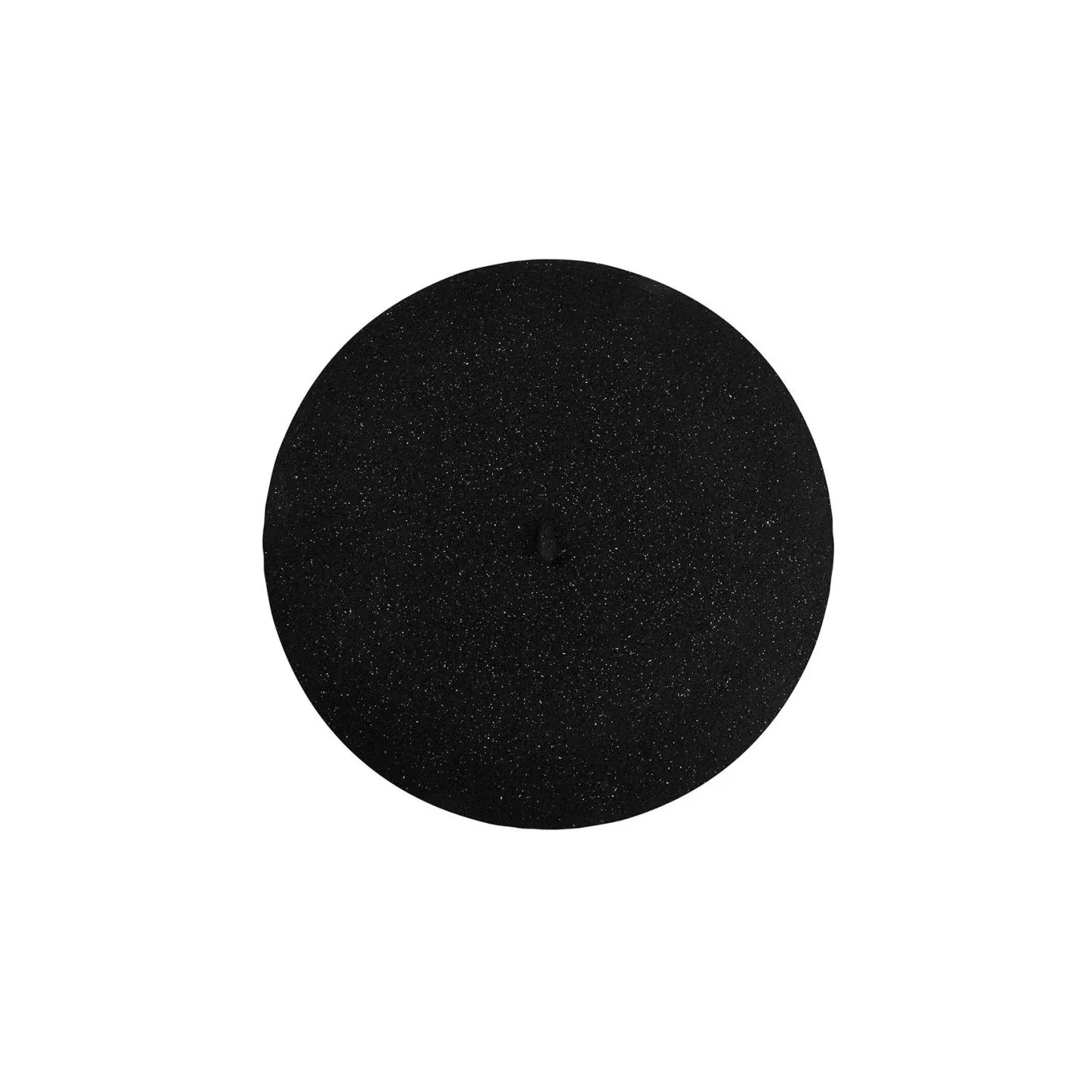 Beret L'Authentique Black Silver Lurex - Héritage by Laulhère Reference: 24120| Chapellerie Traclet