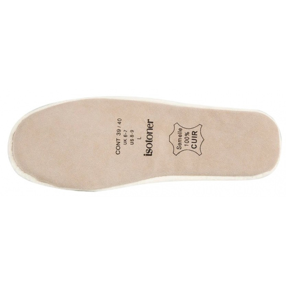 Women's Ballet Slippers with LARGE BLACK BOW - Isotoner