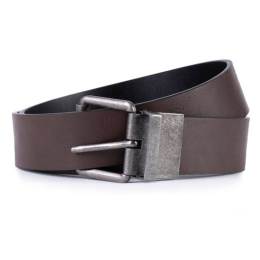 Ceinture Homme Noir/Marron Foncé-100CM