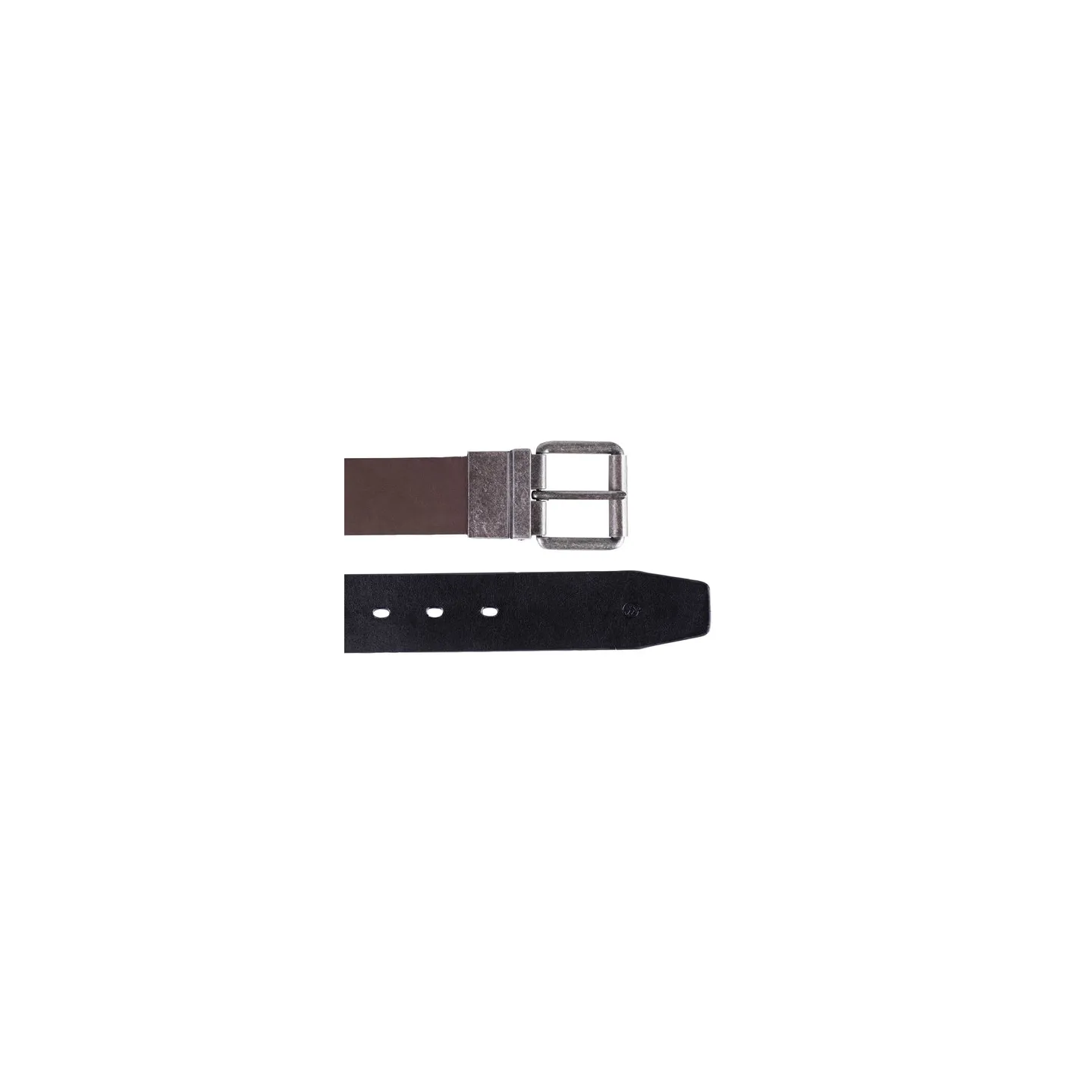 Ceinture Homme Noir/Marron Foncé-100CM-Ref24058