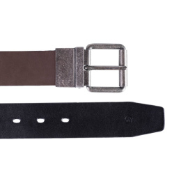 Ceinture Homme Noir/Marron Foncé-95 cm