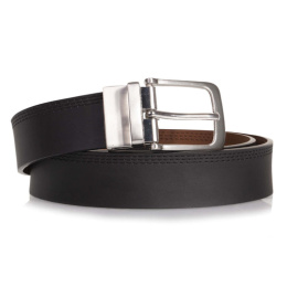Men's black/brown belt