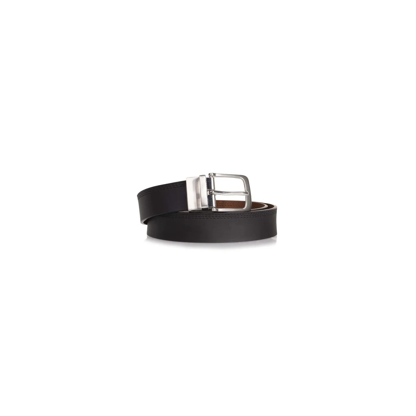 Ceinture homme noir/marron 105 CM-Ref24050