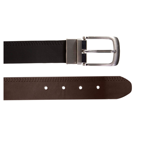 Ceinture Homme Noir/Marron-110 CM