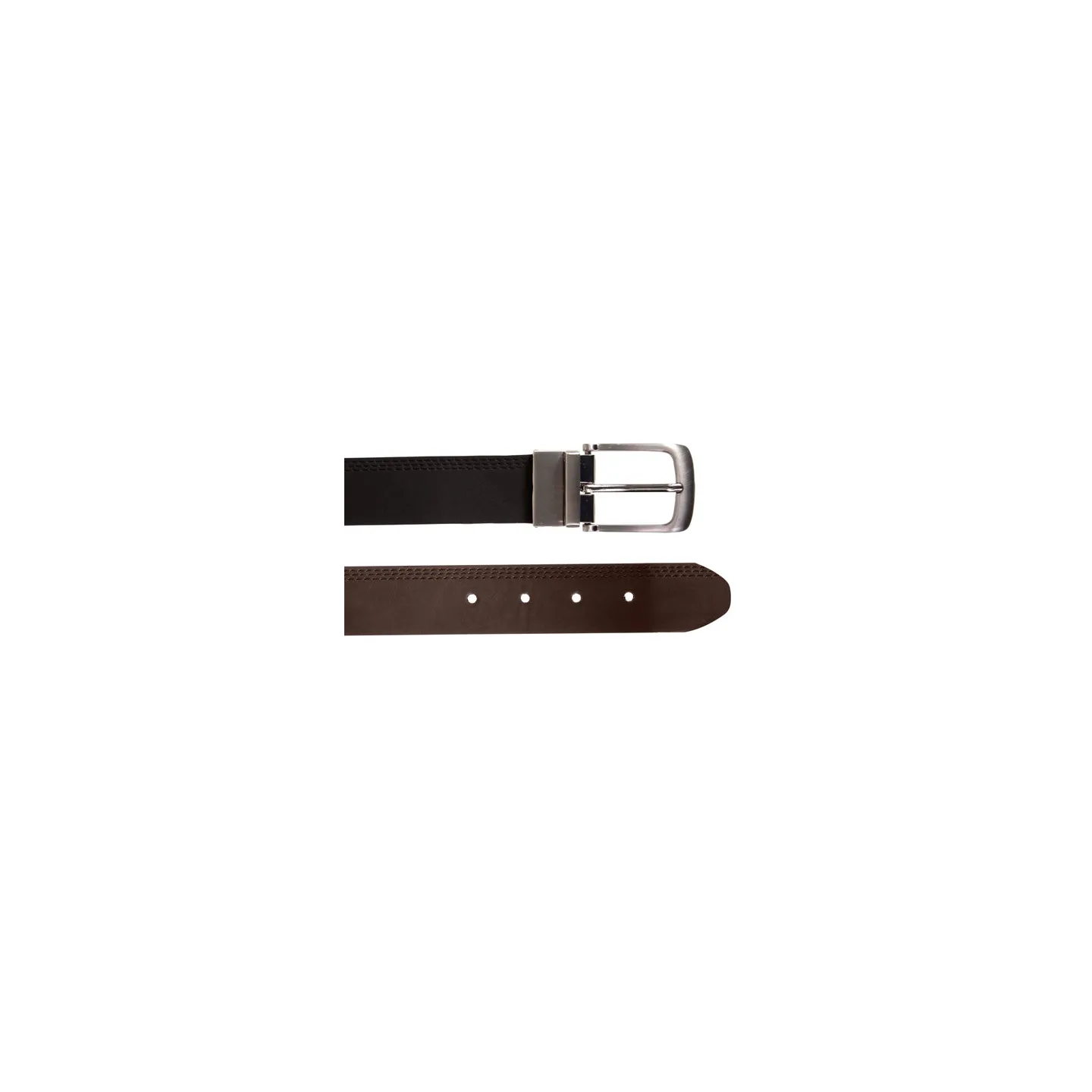 Ceinture Homme Noir/Marron-110 CM-Ref24061