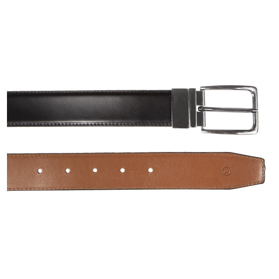 Ceinture Homme Noir/Cognac - 105 cm