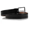 Ceinture Homme Noir/Cognac-100cm-Ref24059