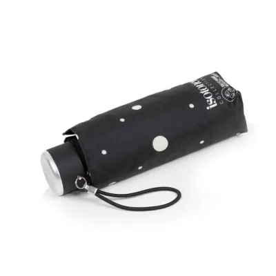 Black/Yellow Polka Dot Umbrella-Ref24065