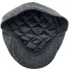 Montmartre Anthracite Chevron Flat Cap - Traclet Reference: 24181 chapellerie traclet