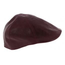 Invecchiata Leather Peaked Cap - Traclet